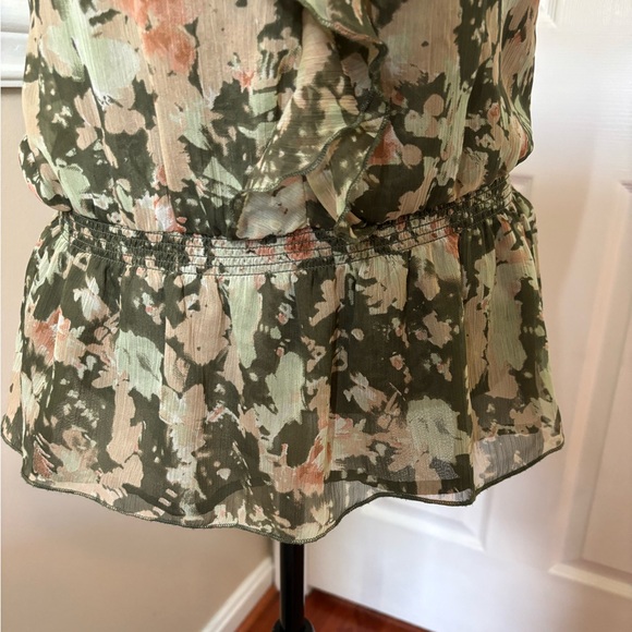 Mudd, sleeveless, flounce/boho top, size Lg - Picture 3 of 8